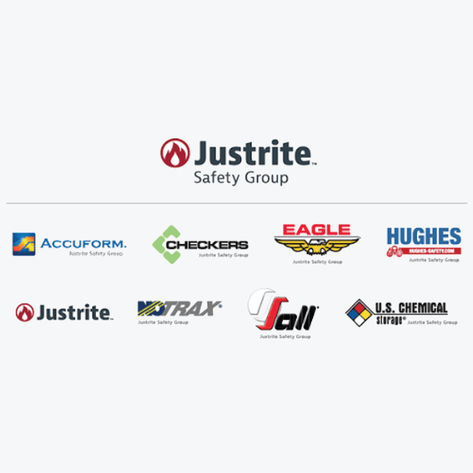 Justrite Safety Product Brands Checkers Notrax Eagle Hughes